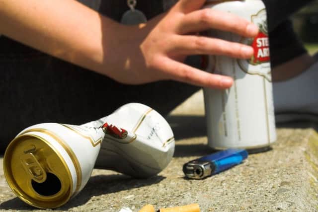 Street drinking file pic