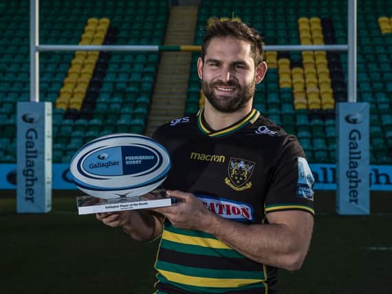 Cobus Reinach is the Premiership player of the month for December (pictures: Pinnacle Photography for Gallagher)