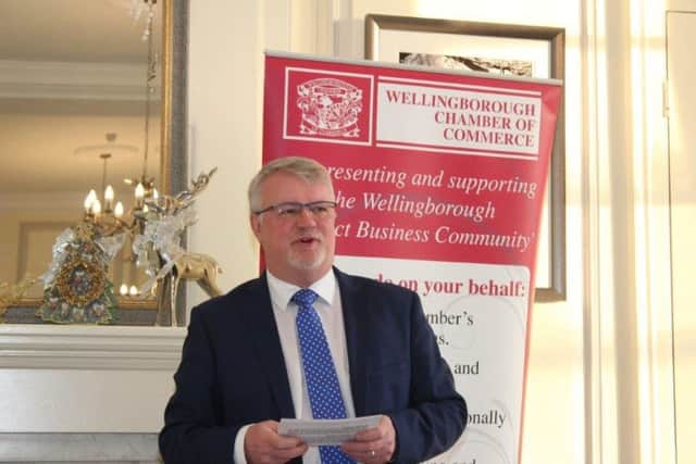 SimonÂ Toseland, president of Wellingborough Chamber of Commerce.