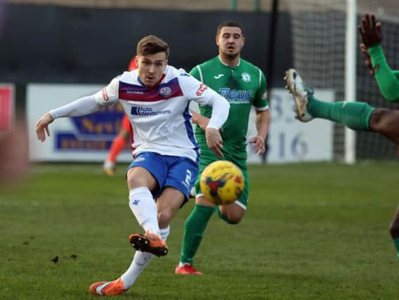 Zack Reynolds is set to be available again for AFC Rushden & Diamonds' home game with Lowestoft Town after he missed last weekend's last-gasp success at Hitchin Town