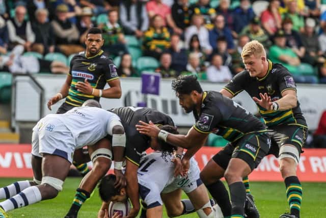 Clermont were too strong for Saints at Franklin's Gardens in October (picture: Kelly Cooper)