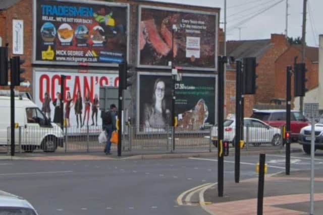 A 13-year-old girl was approached by a male near the junction of Harlestone Road and Spencer Bridge Road.