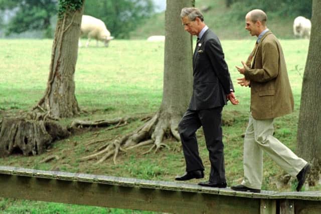 Prince Charles visited Lyveden in 2002.