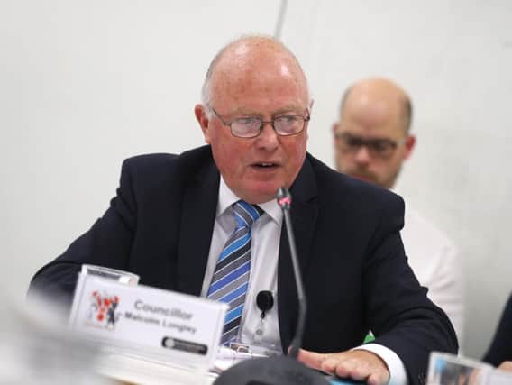 Councillor Malcolm Longley made the comments at Tuesday's cabinet meeting