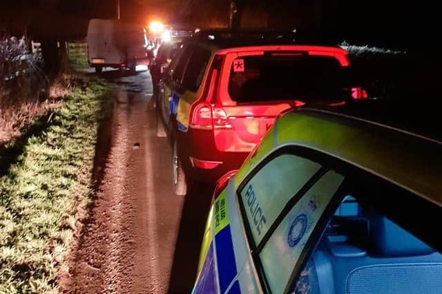 Police stopped the vehicle near Towcester