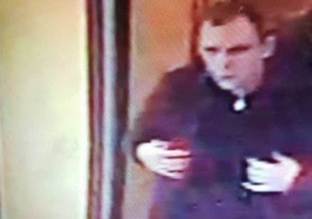 A man who police want to speak to in connection with a suspicious incident in McDonald's NNL-190118-092300005