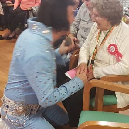 Joan celebrates her 100th birthday.