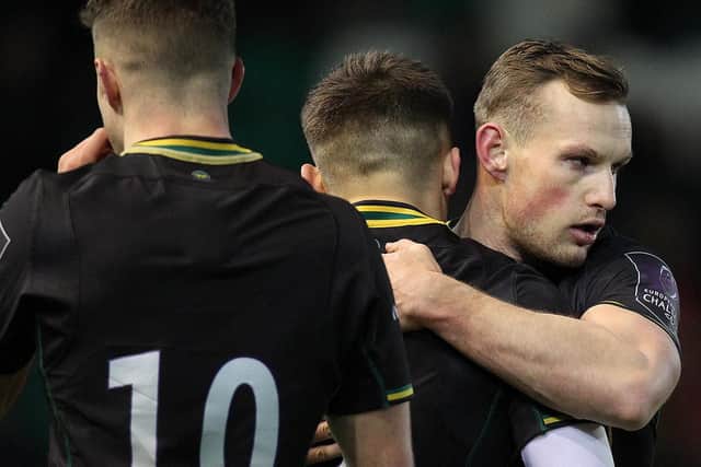 Saints scored 17 tries as they saw off Timisoara Saracens (picture: Sharon Lucey)