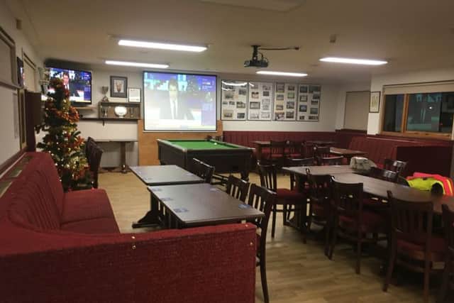 The clubhouse.
