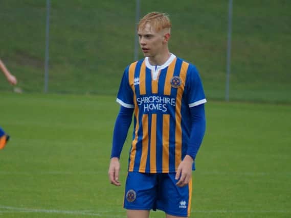 Kettering's Archie Elmore is chasing his dream of becoming a professional footballer at Shrewsbury Town