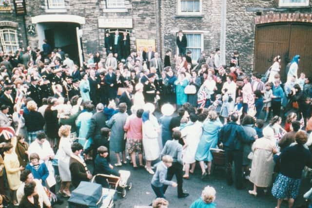 The Queen's visit to Higham Ferrers in 1965.