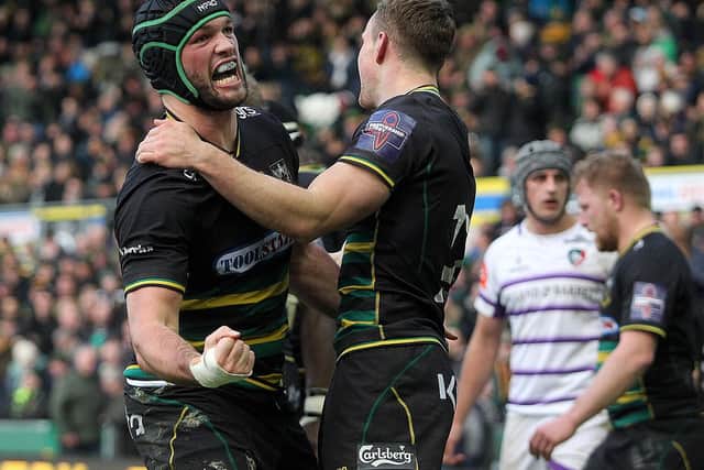 Dom Barrow scored his first Saints try (picture: Sharon Lucey)