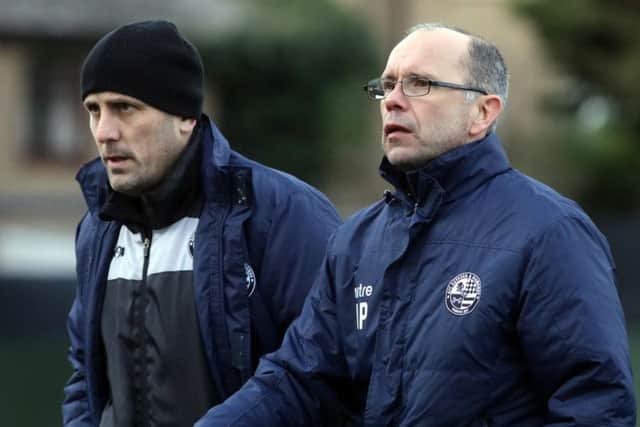 Andy Peaks was left slightly disappointed after AFC Rushden & Diamonds were held to a 1-1 draw by Banbury United at Hayden Road. Pictures by Alison Bagley