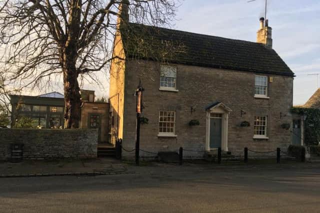 The Falcon Inn at Fotheringhay is on the market but it is business as usual