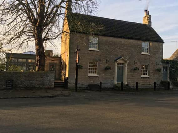 The Falcon Inn at Fotheringhay is on the market but it is business as usual