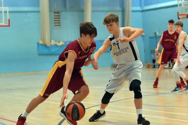 Action from Thunder Cadet Boys against Worcester Wolves. Picture by Dave Ikin