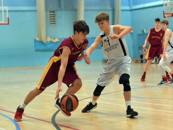 Action from Thunder Cadet Boys against Worcester Wolves. Picture by Dave Ikin