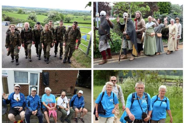 Ramblers tackle last year's Waendel Walk (Pictures: Alison Bagley)
