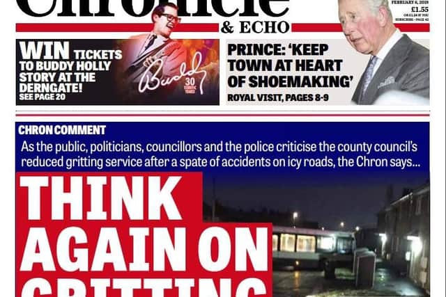 This week's Northampton Chronicle joined forces with sister papers to ask the council to reconsider its policy.