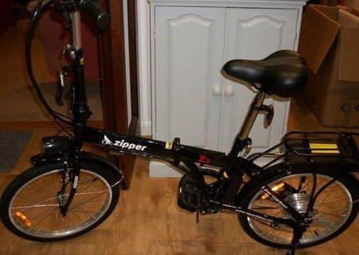 The stolen bike.