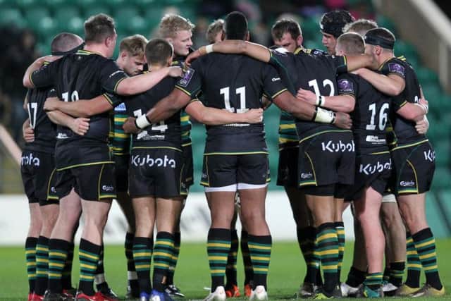 Saints will square up to Newcastle Falcons at Franklin's Gardens on Saturday (picture: Sharon Lucey)