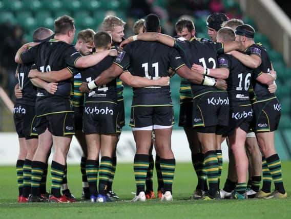 Saints will square up to Newcastle Falcons at Franklin's Gardens on Saturday (picture: Sharon Lucey)