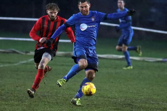 Jason Turner scored from the penalty spot as Desborough Town enjoyed a 3-0 home win over Leicester Nirvana on Tuesday night