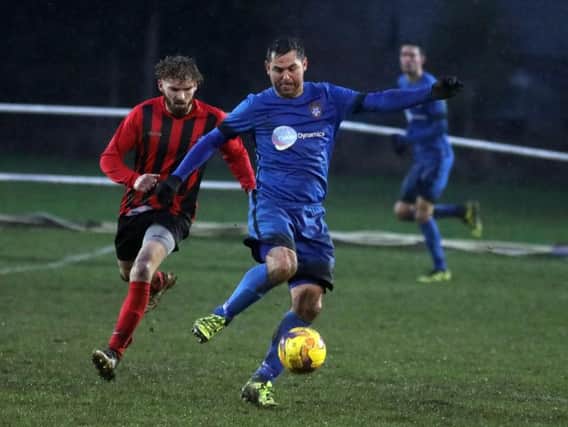 Jason Turner scored from the penalty spot as Desborough Town enjoyed a 3-0 home win over Leicester Nirvana on Tuesday night