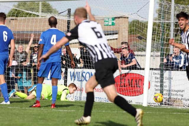 Corby Town meet Dunstable Town for the fourth time this season on Saturday. In the first clash between the two clubs back in August, there was late drama as Elliot Sandys header completed a remarkable fightback by the Steelmen as they forced an FA Cup replay with a 3-3 draw having trailed 3-0 at half-time