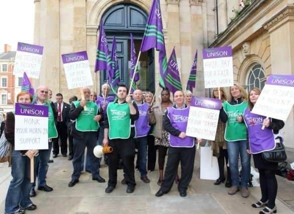 Northamptonshire County Council staff have not had a pay rise above 1 percent since before 2010.