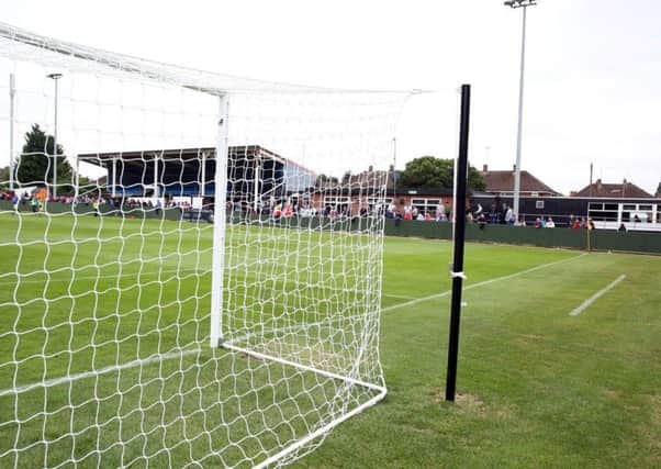 The main stand at Hayden Road is currently out of action.