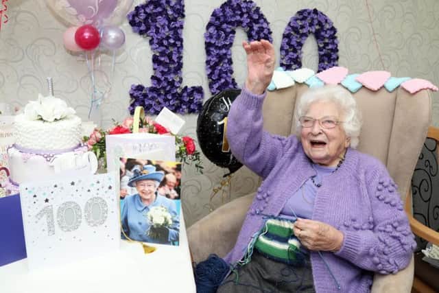 Centenarian Maud was in fine form, surrounded by her family and a generous buffet (photo: Alison Bagley)