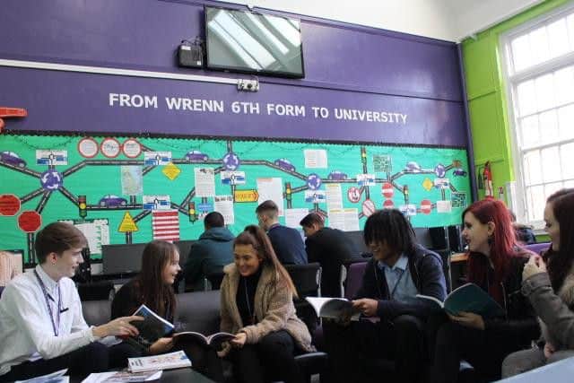 Wrenn School sixth form students