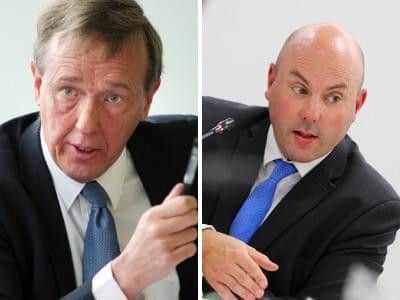 Daventry District Council leader Chris Millar (left) was disappointed with the actions of county council leader Matt Golby