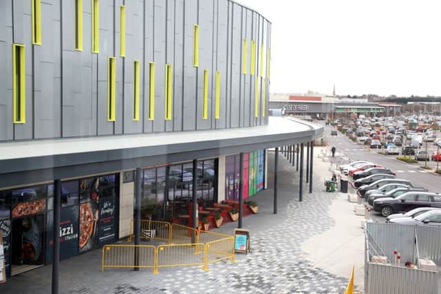 Restaurants will be underneath the trampoline centre.