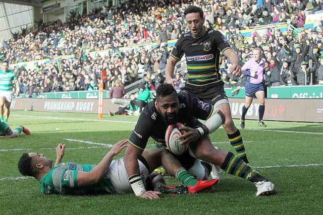 Taqele Naiyaravoro was too strong for Newcastle last Saturday (picture: Sharon Lucey)