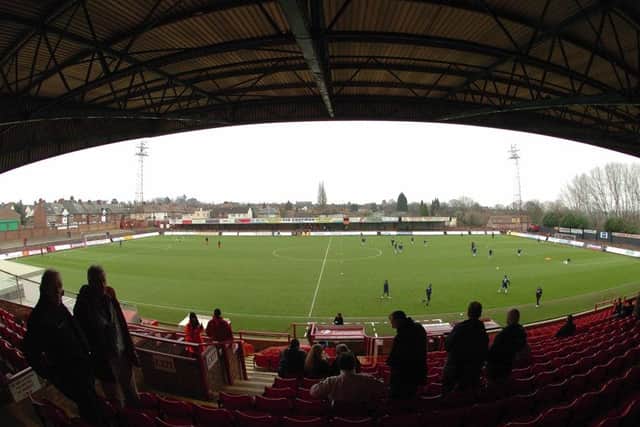 The stadium five years before the Poppies left.