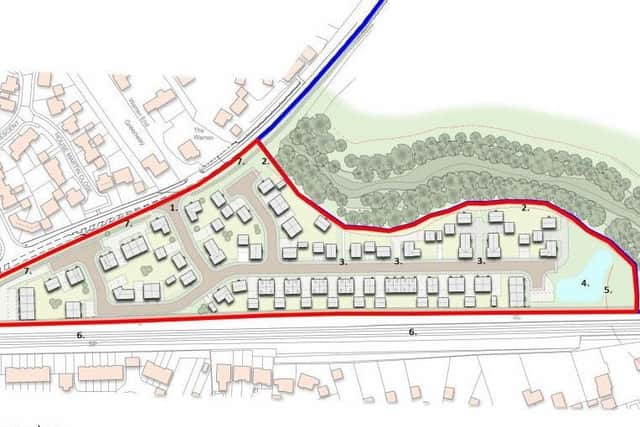 The site plan.