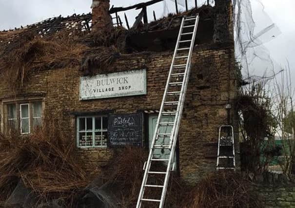 The Pickled Village was completely destroyed during Tuesday's fire NNL-190215-153727005