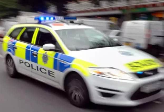 The men were chased by police after they refused to stop their car for officers