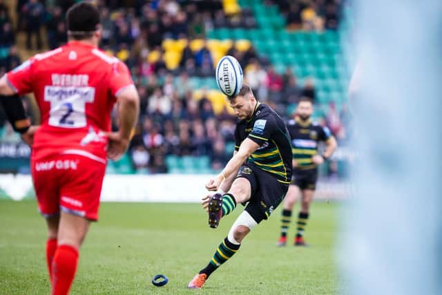Dan Biggar was forced off against Sale (picture: Kirsty Edmonds)