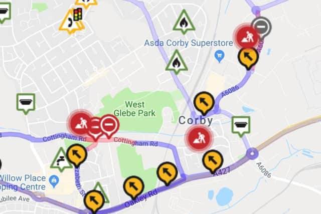 Corby has been hit by a glut of roadworks during recent months