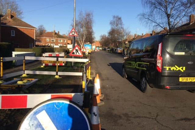 Recent roadworks at Studfall Avenue