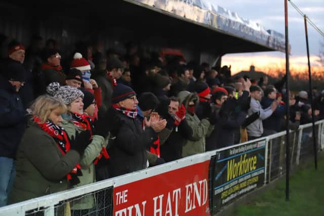 Marcus Law is hoping the Kettering Town fans will be out in force for this weekend's clash with Rushall Olympic at Latimer Park as they bid to make it six wins in a row