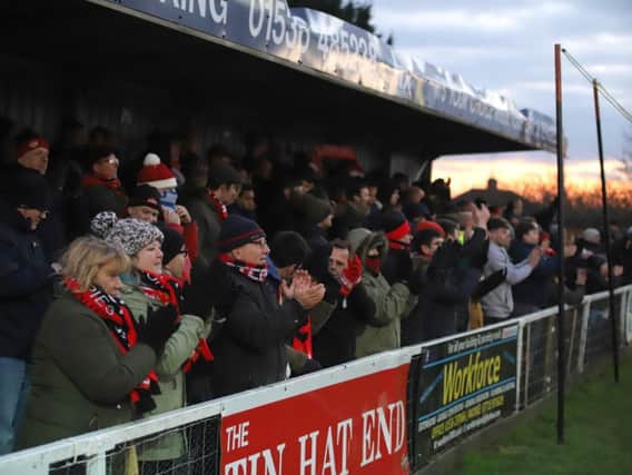 Marcus Law is hoping the Kettering Town fans will be out in force for this weekend's clash with Rushall Olympic at Latimer Park as they bid to make it six wins in a row