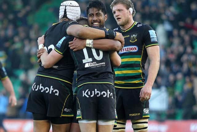 Saints were all smiles at the final whistle (pictures: Sharon Lucey)