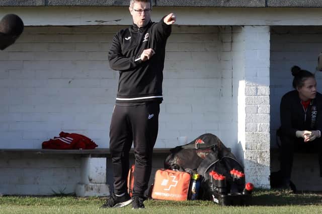 Rothwell Corinthians manager Jim Scott saw his team pick up a crucial victory