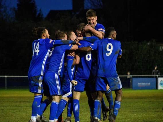 It was Peterborough Sports who were celebrating when they beat Corby Town back in November. Now the two title contenders are set to collide again at Steel Park this weekend