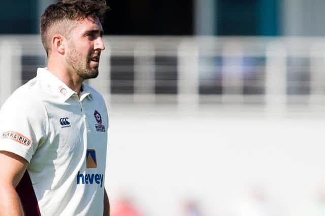 Northants pace bowler Ben Sanderson
