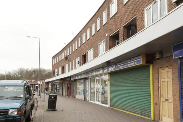 The shopping parade at Studfall Avenue may be in line for a revamp. Councillors are being asked to make suggestions to officers about where money should be spent.